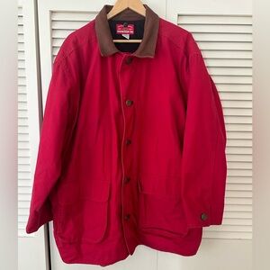 Vintage 90s Marlboro Country Store Red Barn Jacket Size L